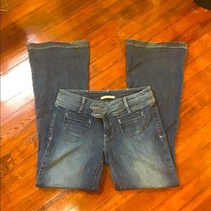 Lucky Brand **vintage** jeans, flare cut leg